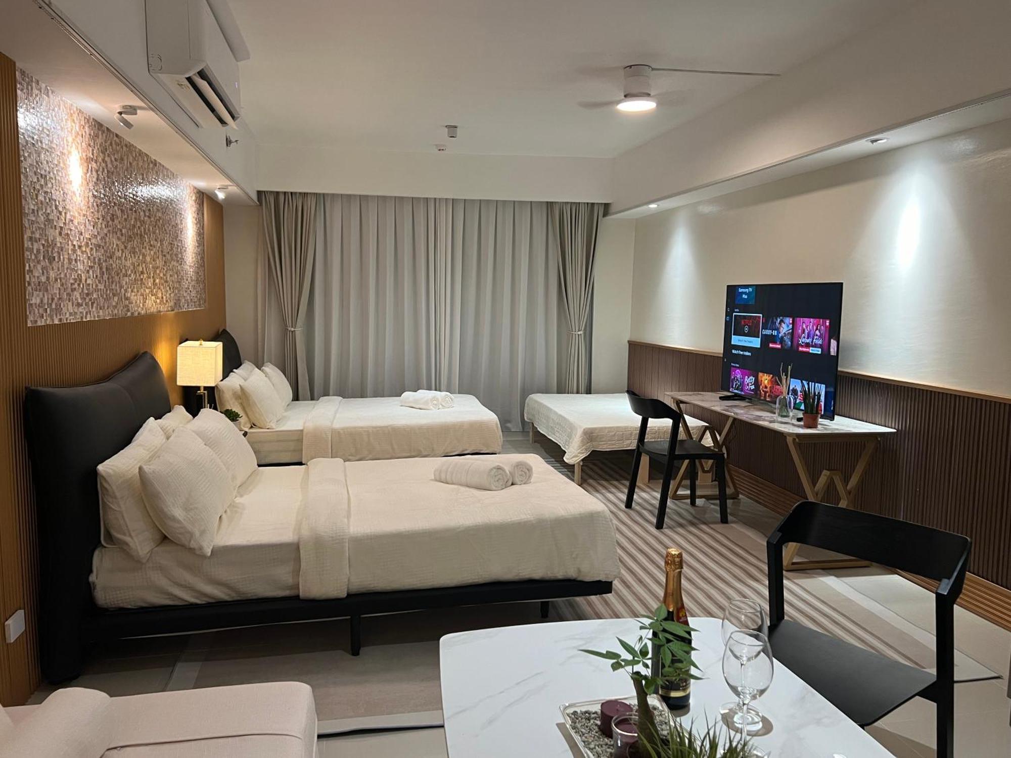 Luxurious European Style Penthouse Modern Apart Ment Cross City Of Dreams Okada Solaire Moa Airport マニラ市 エクステリア 写真